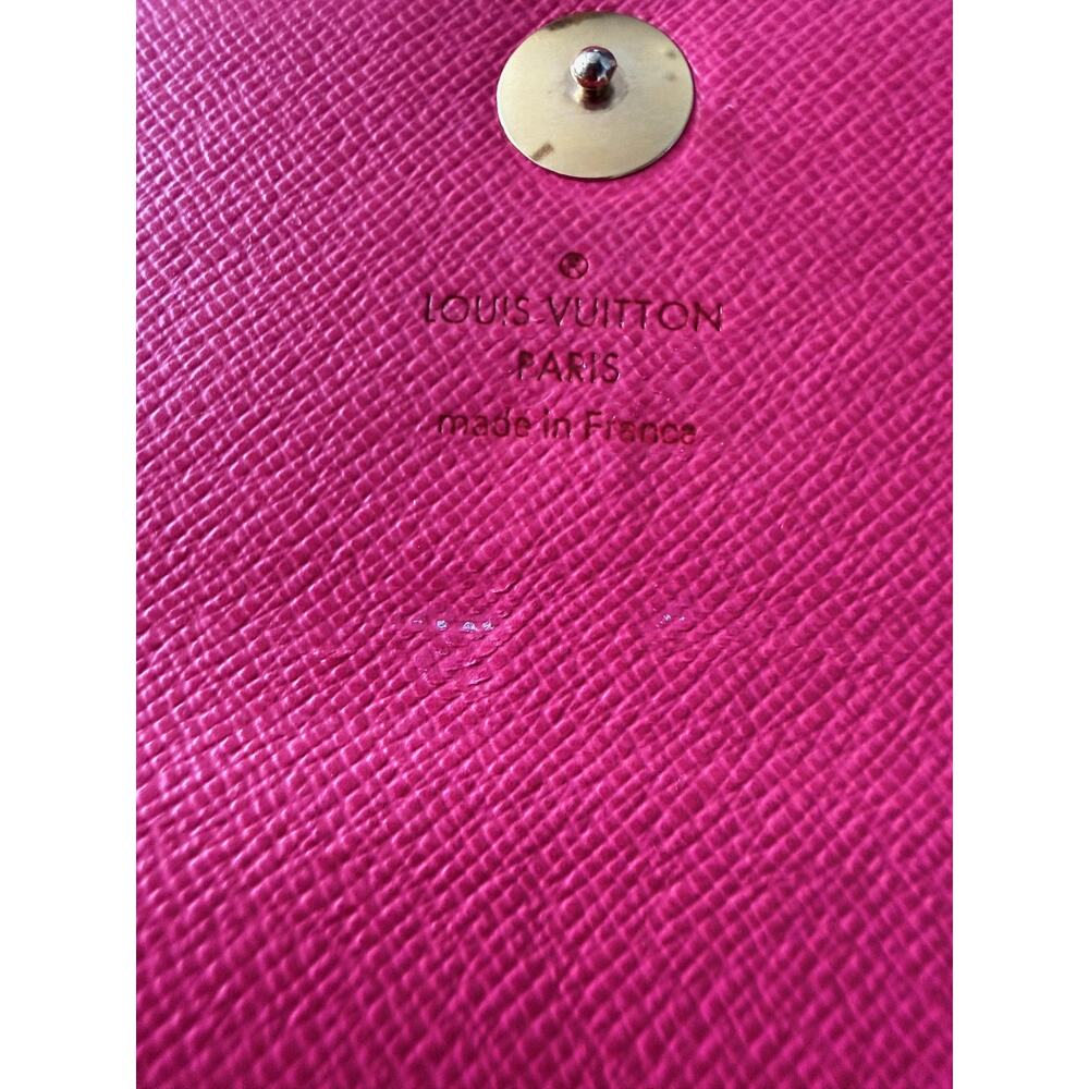 Louis Vuitton Wallet Womens Multicolor Monogram Canvas Long Envelope France Logo - Picture 15 of 16